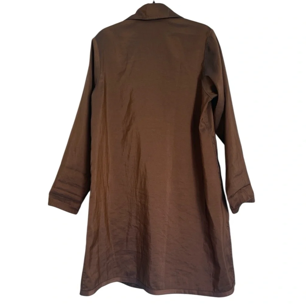 Mycra PAC Brown And Black Leopard Print Reversible Rain Coat - Picture 4 of 8